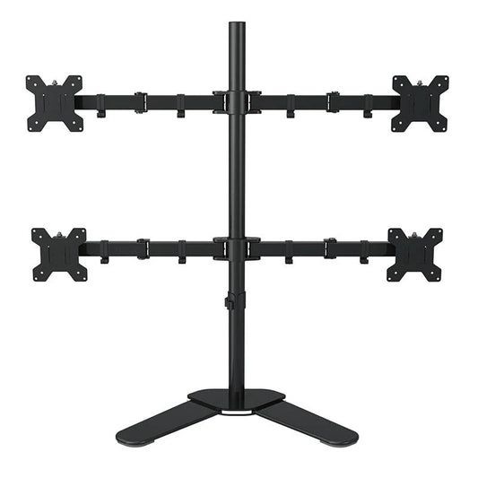 Desktop Stand Full Motion 360 Degree 4 Screens Monitor Holder 10"-24"LCD LED Monitor Mount Arm Loading 8kgs Each Head