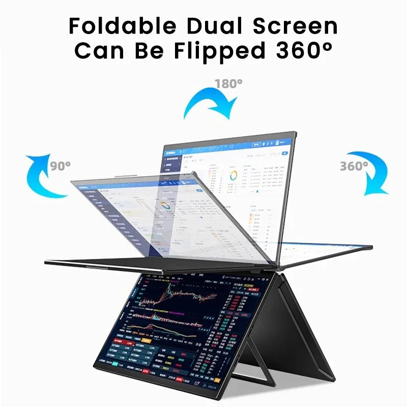 15.6 Inch Dual VESA Flip Screen Portable Monitor