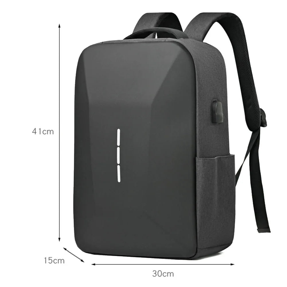 Waterproof Casual Laptop Backpack Anti-splash USB Charging Business Travel Bag For Men