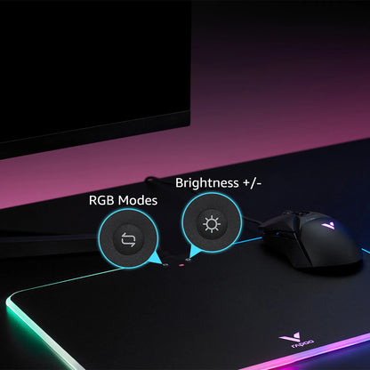 Rapoo V10RGB Wireless Charging Mouse Mat 14in x 10in