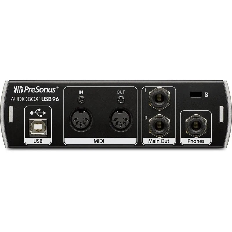 Presonus AudioBox 96 Audio Interface (May Vary Blue or Black) Full Studio Bundle with Studio One Artist Software Pack