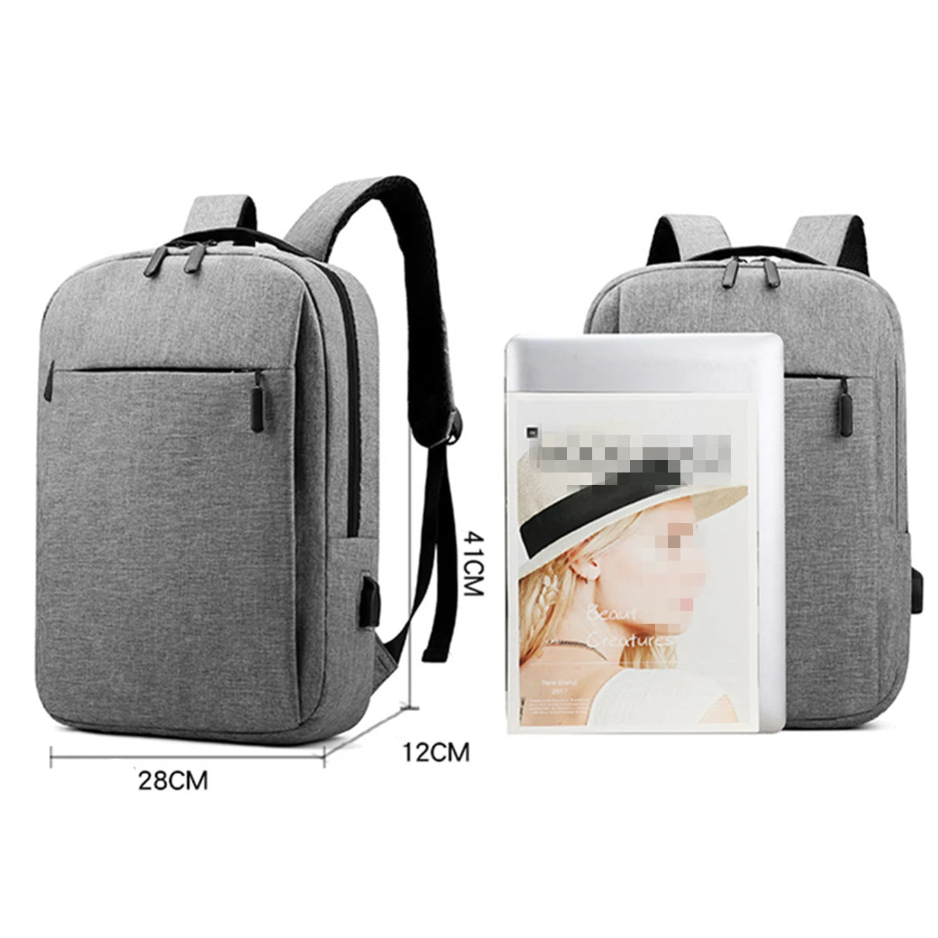 Laptop backpack travel Multifunctional Large capacity male usb charging computer school backpacks oxford waterproof bag for men